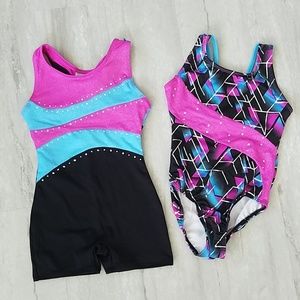 BNWOT DANSKIN FREESTYLE bundle of leotard Size 4/5
